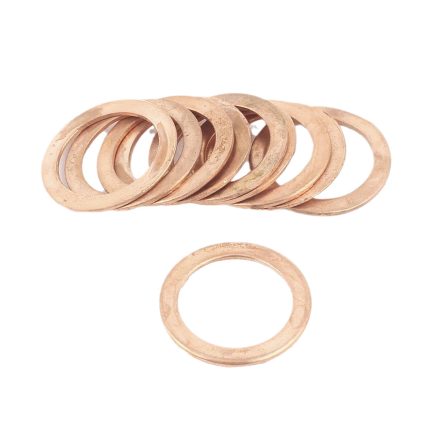 Brand New Copper Washer 17mm ID x 21mm OD x 1.5mm Thickness for Injector Models 0432217255, 0432217276, 0432217251